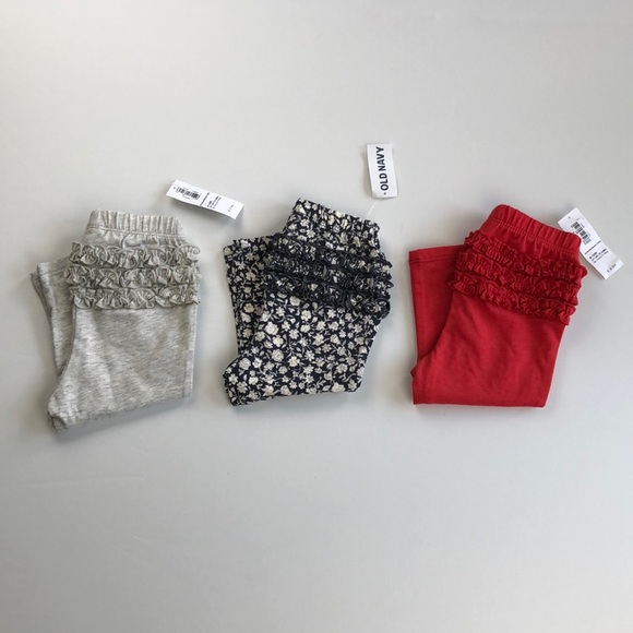 Baby girl 6-12 month ruffle pants Bundle NWT - Picture 2 of 3